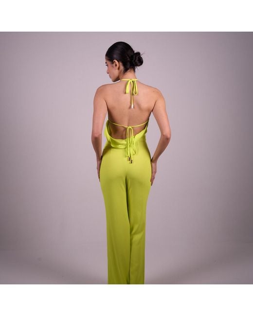 The Ethos Studio Yellow Emilia Jumpsuit