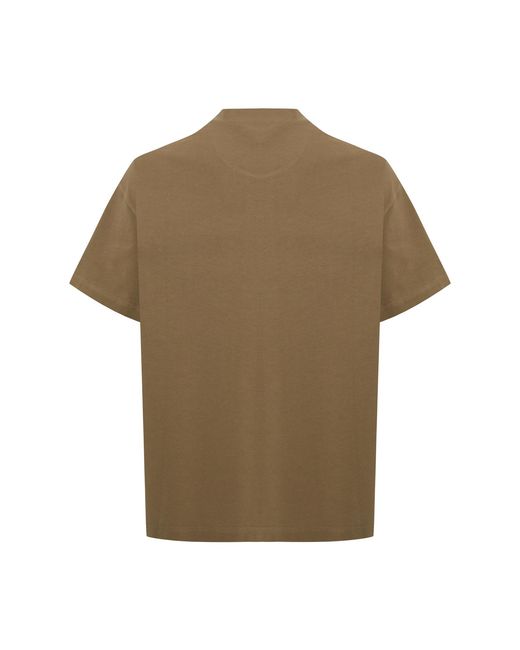 Pcfg Green Oversized Tee With Emboss Detail for men
