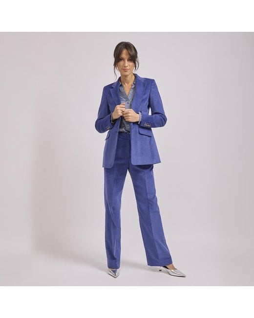 Anna James Blue Two-Piece Suit