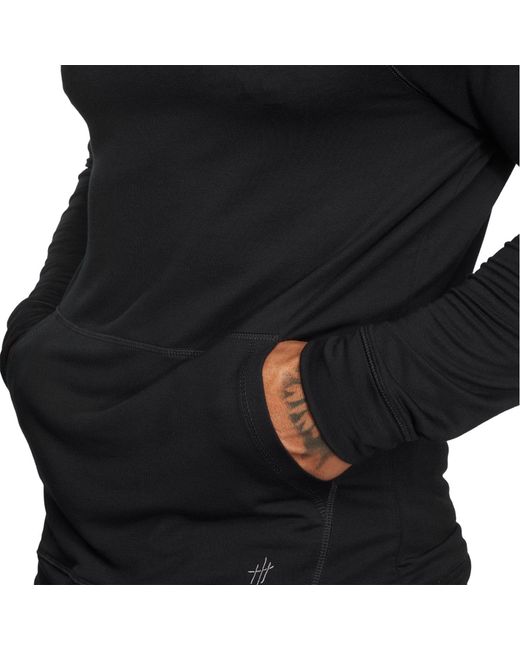 Weston Jon Boucher Black Evo Lightweight Hybrid Slim Fit Hoodie for men