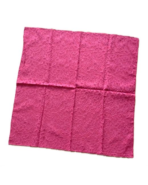 Introvertie VIENNA Pink Silk Cotton Cut-Out Scarf