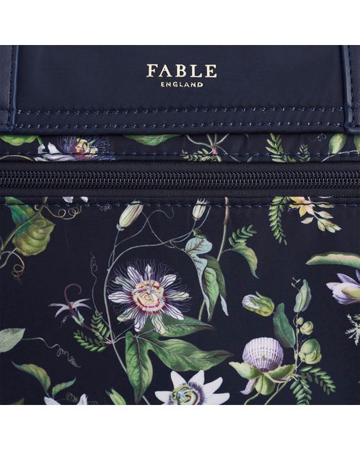 Fable England Blue Passion Flower Satchel