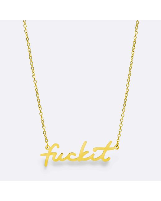 Hoops + Chains LDN Metallic Fuckit Chain