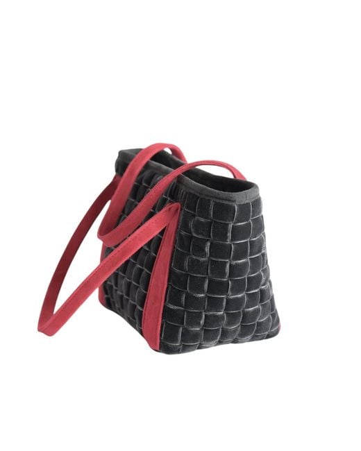 Velvet Atelier Red Cassiopeia Shoulder Bag