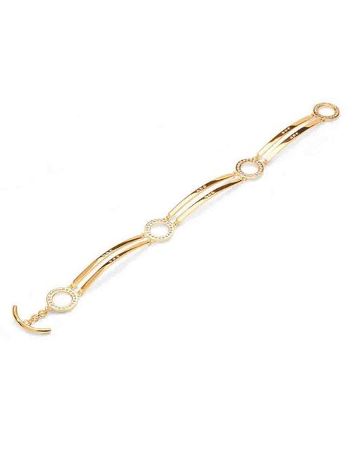 Lucy Quartermaine Metallic Art Deco Halo Bracelet