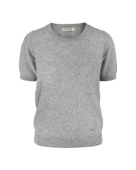 tirillm Gray Alina Cashmere T-Shirt