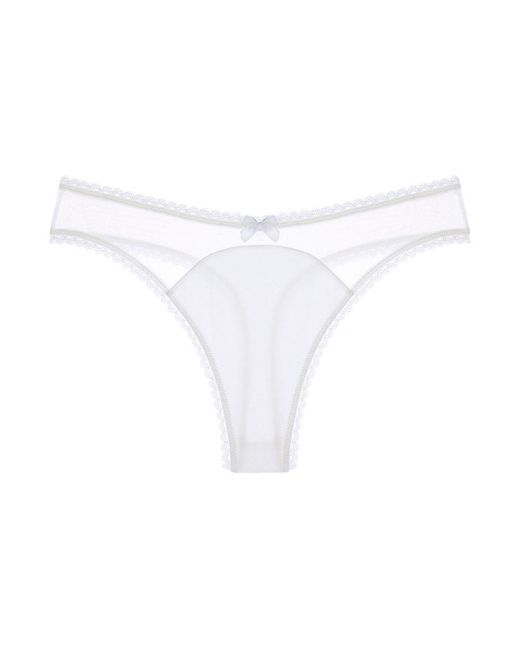 Journelle White Victoire Thong Alabaster