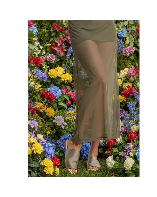 Beautiisoles by Robyn Shreiber Made in Italy Brown April Khaki Comfortable Flat Mule