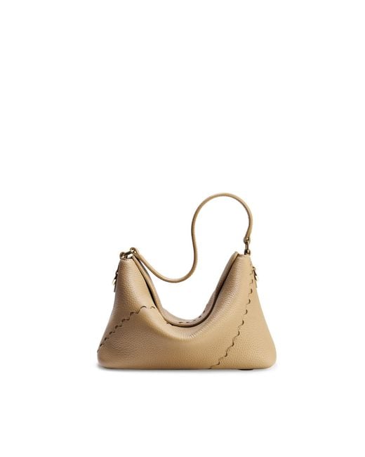 Orange Cube White Vina Shoulder Bag