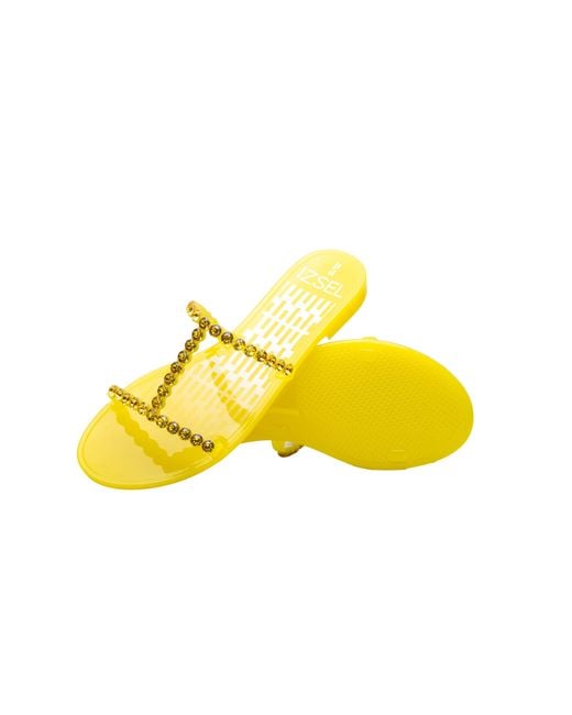 Izsel Yellow Melissa Sandal