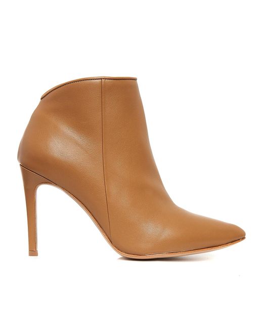Ginissima Brown Sara Ankle Boots Natural Leather