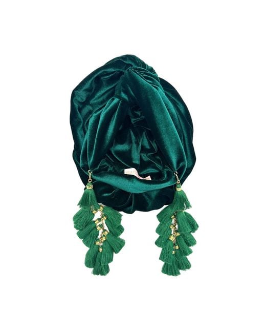Julia Clancey Green Forest Chacha Turban