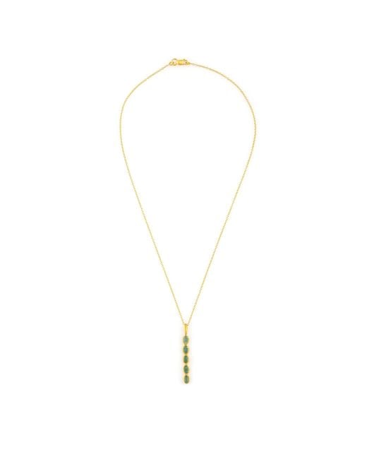 Opium Jewels Metallic Wand Necklace