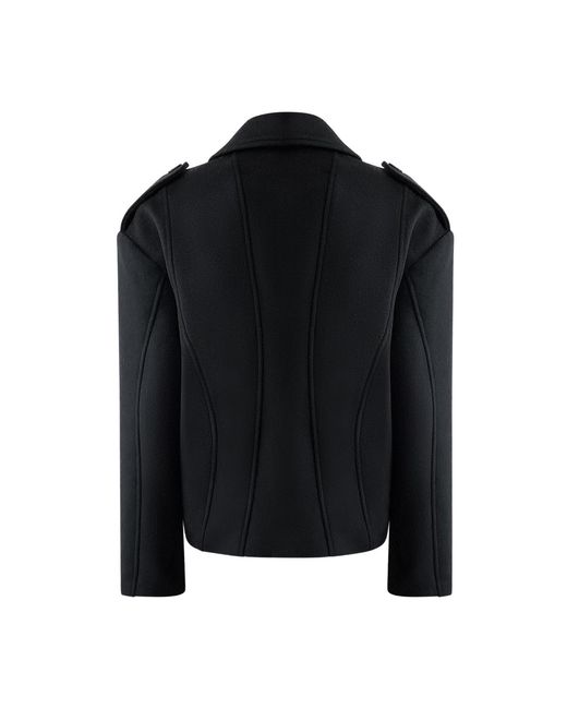 OW Collection Black Presley Wool Jacket