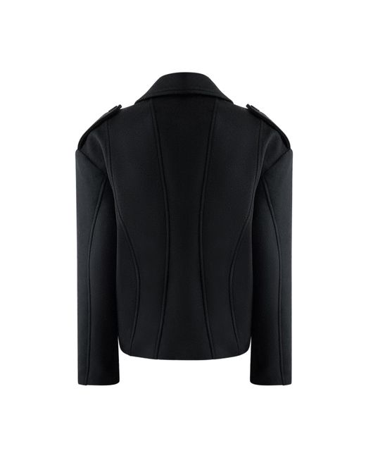 OW Collection Black Presley Wool Jacket