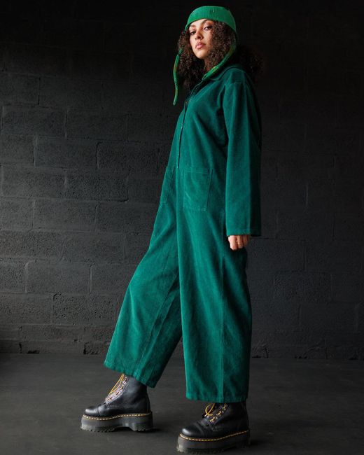 Mabli Green Cord Overalls
