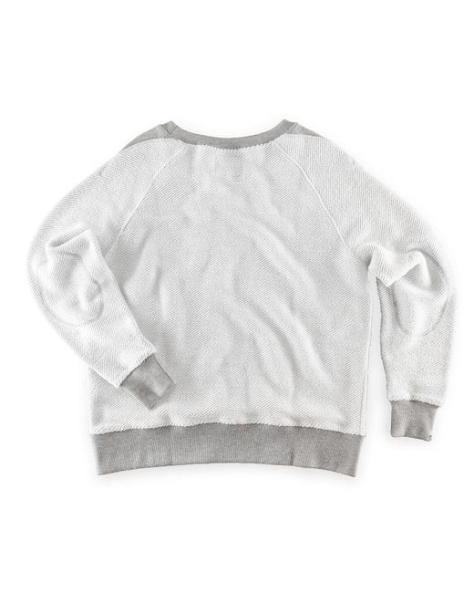 &SONS Trading Co Gray Damsons Swoop Sweatshirt Raw