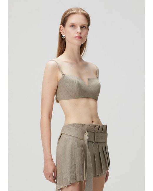 Pcfg White Neutrals Linen Bra