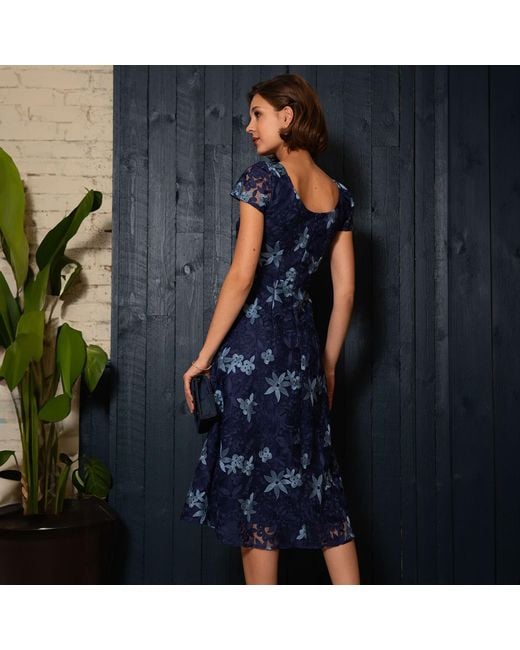 Alie Street London Blue Charlotte Lace Dress