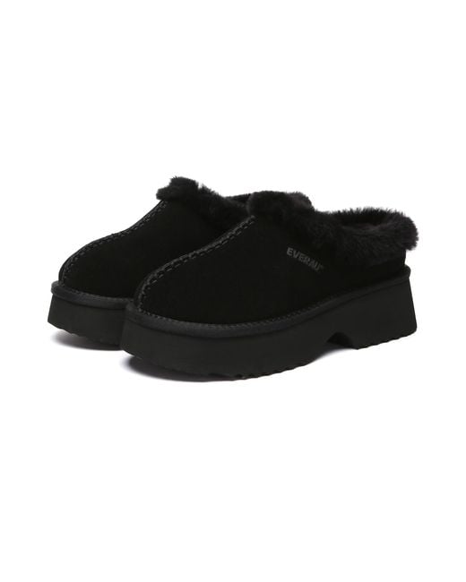EverAu Australia Black Savanna Chunky Platform Boots