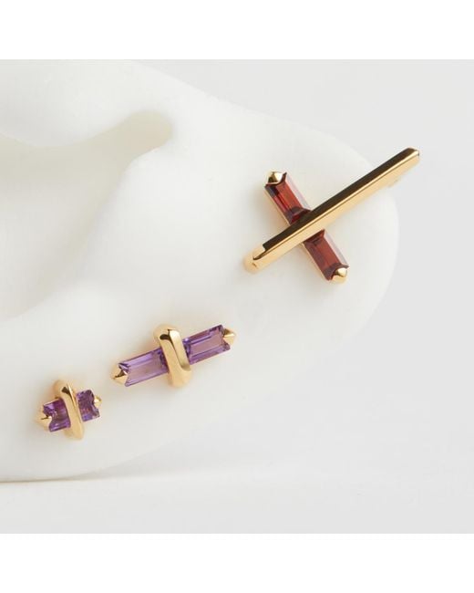 Kasun Metallic Candy Kiss Earrings