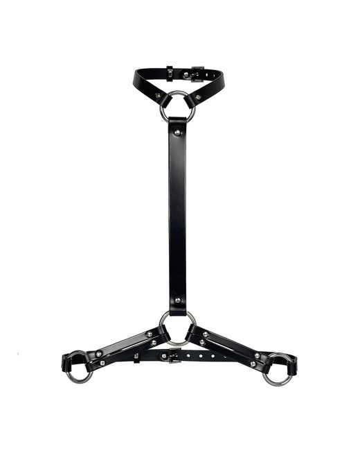 Haute Cuir Black Milae Leather Body Harness