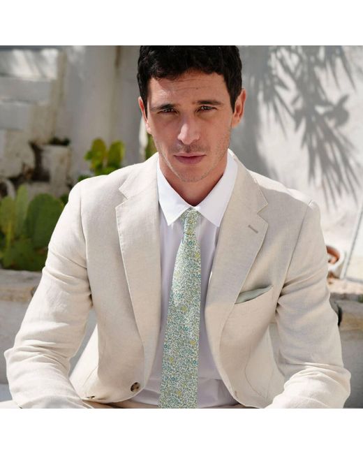 LE COLONEL Green Lime Katie & Millie Liberty Tie for men