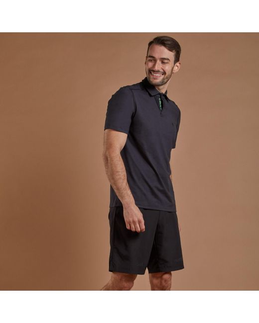 NUMBAT Blue Sports Polo Shirt for men