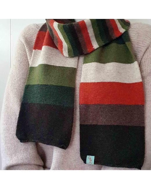 Otto & Spike Green Scarves for men