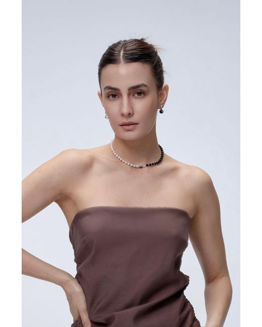 Freqnc Atelier Metallic Orphic Egg Earrings