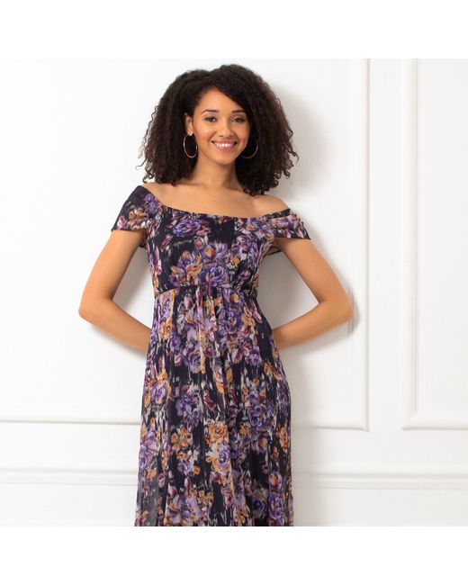Alie Street London Purple Florence Maxi Dress