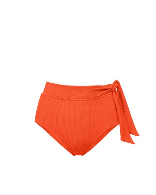 Change of Scenery Orange Side Tie High Waist Bottom