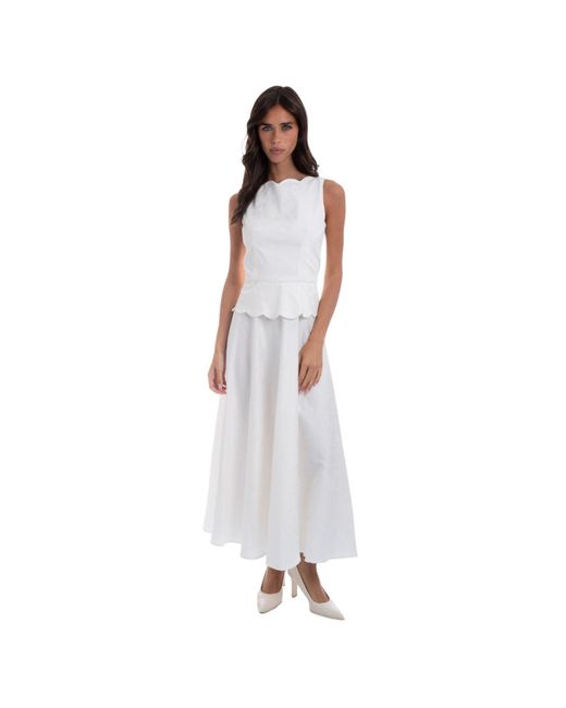 Sofia Tsereteli White Echoed Elegance Gown