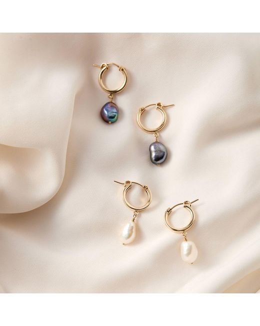 SET & STONES Blue Adelle Hoops