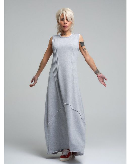 Clothes by Locker Room Gray Relaxed-Fit Maxi Dress