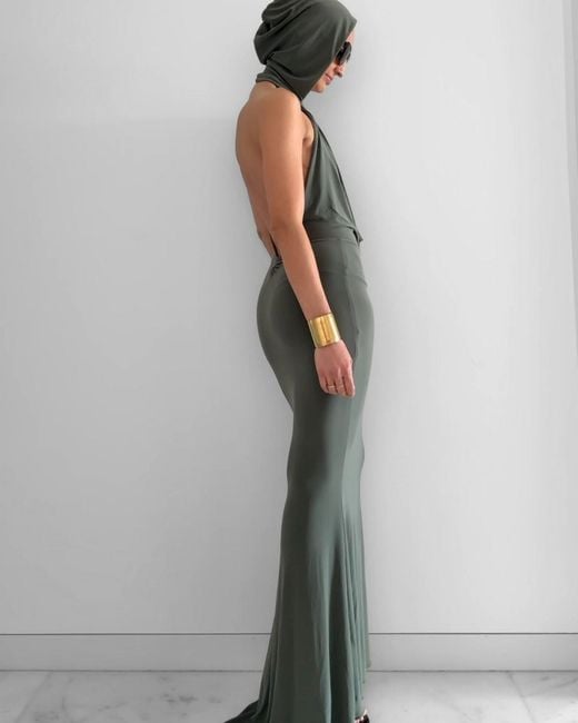 Alia Studio Green Muse Maxi Dress
