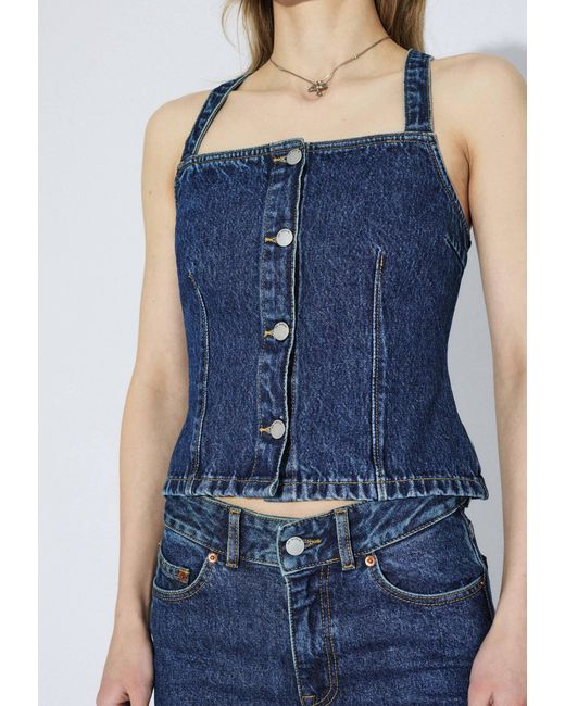 Dr. Denim Blue Niamh Top