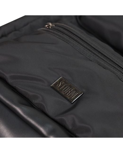 Storm Black Zephyr Nylon Modulated Backpack for men