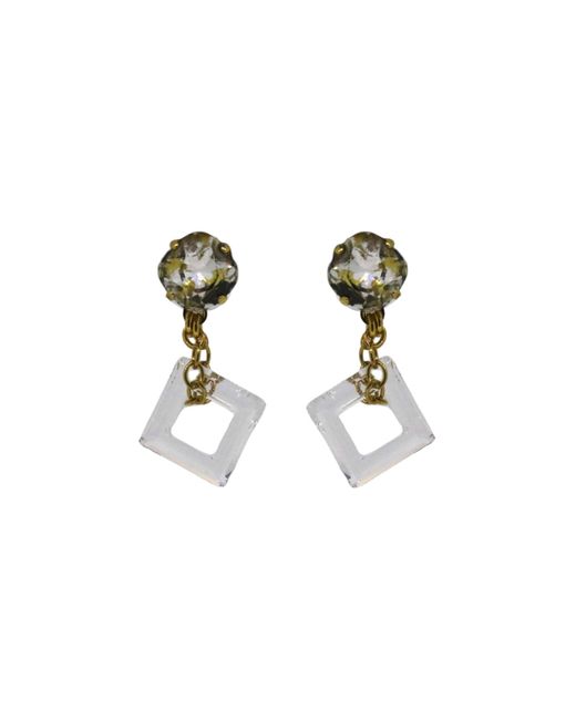 Vicki Sarge Black Salvador Stud Earrings