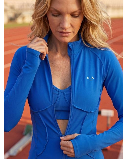 Altra Volta Blue Azure Sculpt Zip Jacket