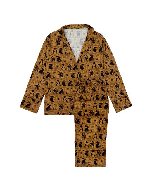 Fable England Brown Tarot Tales Pyjamas