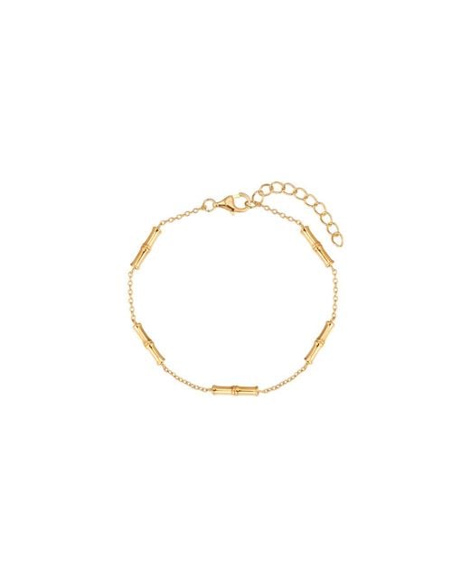 Vanhi Metallic Bamboo Chain Bracelet