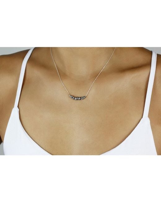 Lee Renee Metallic Loveliness Of Ladybird Necklace – Silver