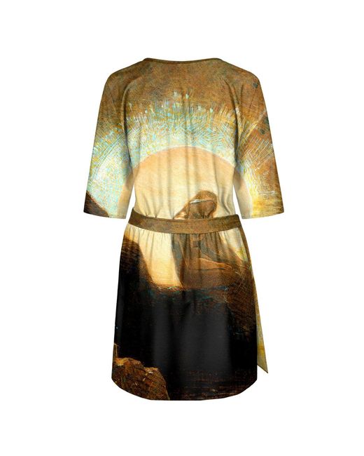 Aloha From Deer Yellow Melancholy Envelope Dress