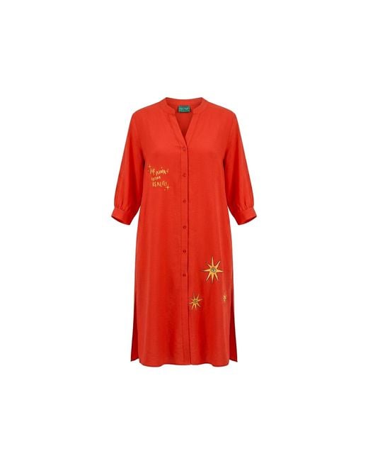 King Naked Red The Room Dress
