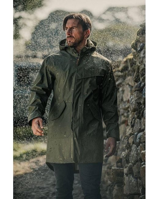 &SONS Trading Co Green Ark Raincoat for men