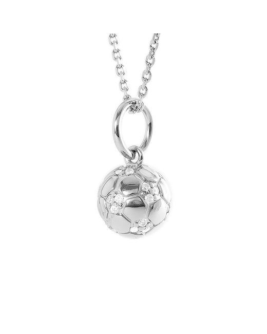 Hye Jane Jewelry Metallic Beckham Soccer Charm Necklace