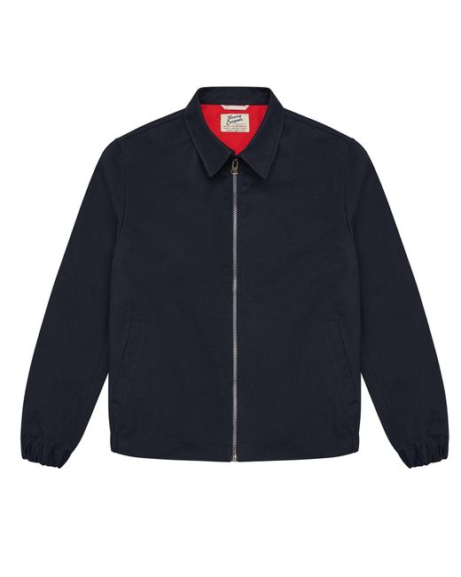 British Vintage Boxing Blue Henry Cooper Harrington Jacket for men