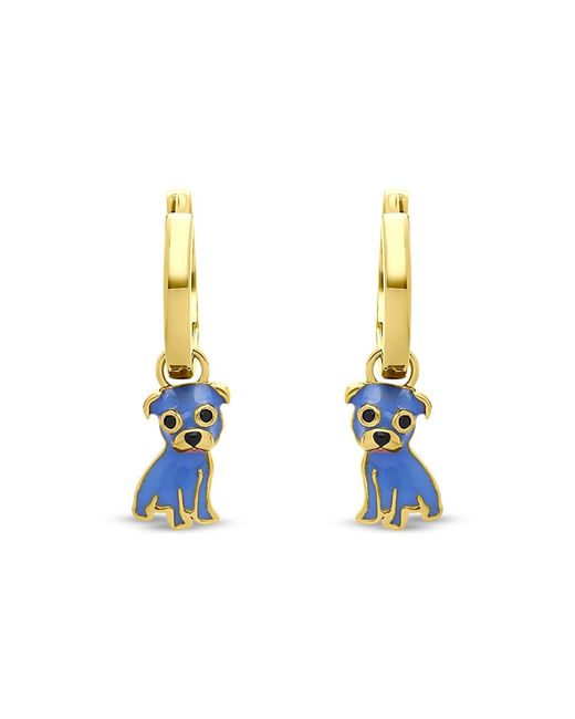 Cloud Haven Metallic Pit Bull Hoops