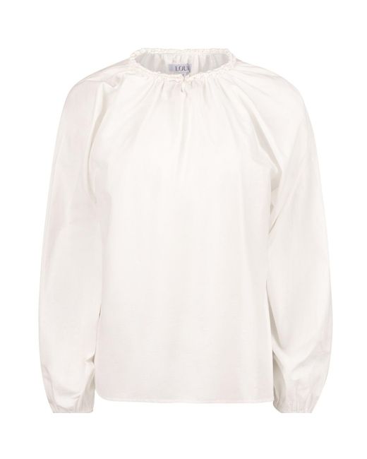 Lou&Up (Formerly Loup Clothing) White Braided Blouse